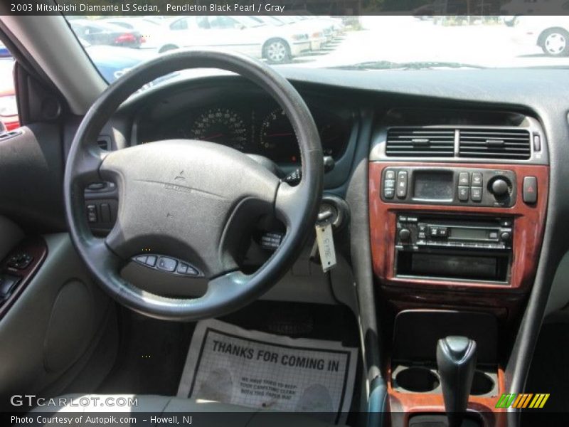 Pendleton Black Pearl / Gray 2003 Mitsubishi Diamante LS Sedan