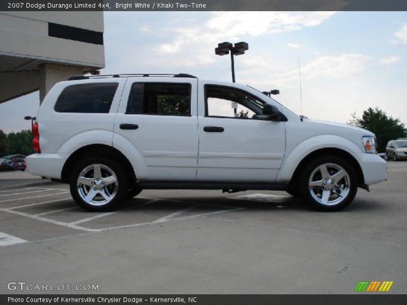Bright White / Khaki Two-Tone 2007 Dodge Durango Limited 4x4