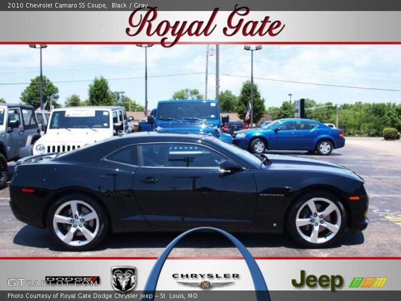 Black / Gray 2010 Chevrolet Camaro SS Coupe