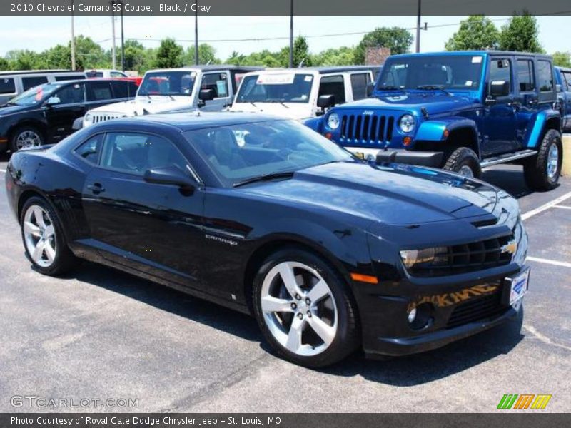 Black / Gray 2010 Chevrolet Camaro SS Coupe