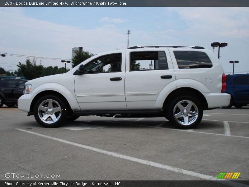 Bright White / Khaki Two-Tone 2007 Dodge Durango Limited 4x4