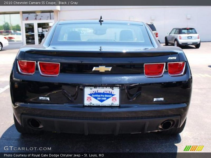 Black / Gray 2010 Chevrolet Camaro SS Coupe