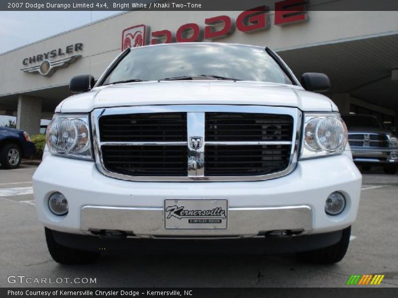 Bright White / Khaki Two-Tone 2007 Dodge Durango Limited 4x4