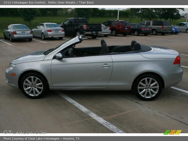 Reflex Silver Metallic / Titan Black 2010 Volkswagen Eos Komfort