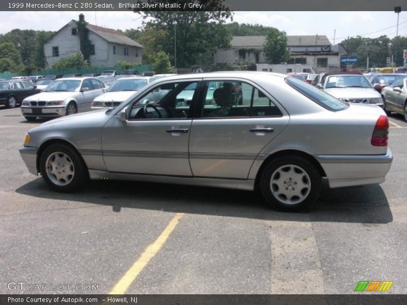Brilliant Silver Metallic / Grey 1999 Mercedes-Benz C 280 Sedan
