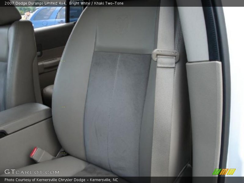 Bright White / Khaki Two-Tone 2007 Dodge Durango Limited 4x4