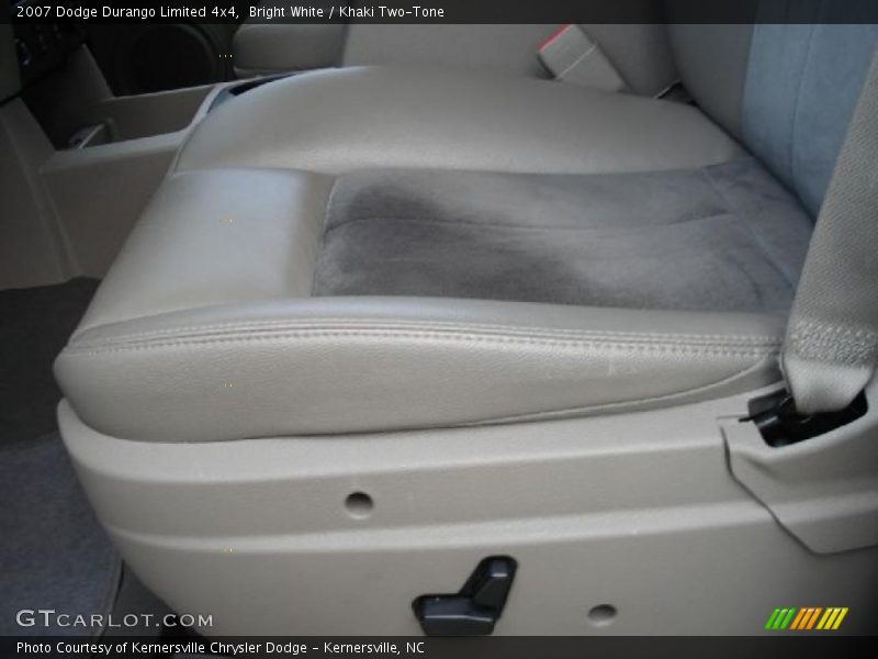 Bright White / Khaki Two-Tone 2007 Dodge Durango Limited 4x4