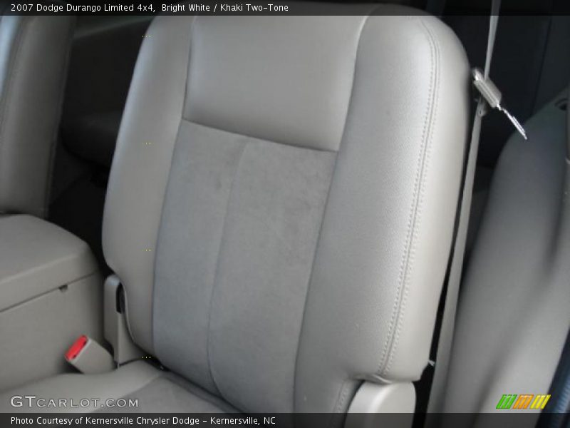 Bright White / Khaki Two-Tone 2007 Dodge Durango Limited 4x4