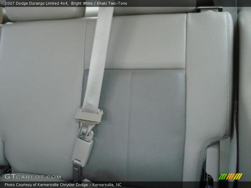 Bright White / Khaki Two-Tone 2007 Dodge Durango Limited 4x4