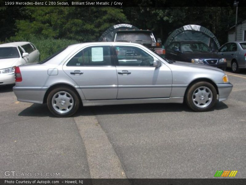 Brilliant Silver Metallic / Grey 1999 Mercedes-Benz C 280 Sedan