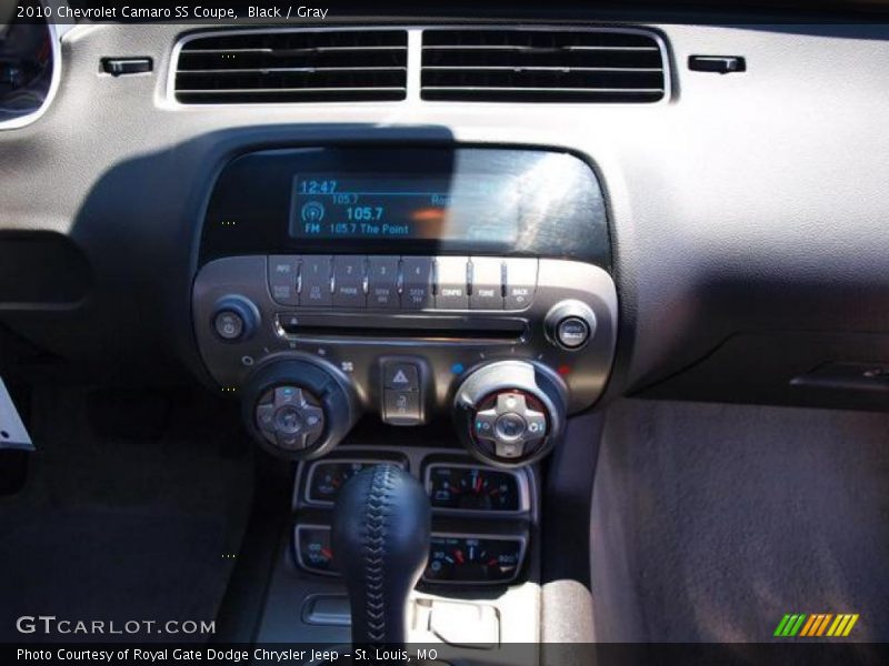 Black / Gray 2010 Chevrolet Camaro SS Coupe