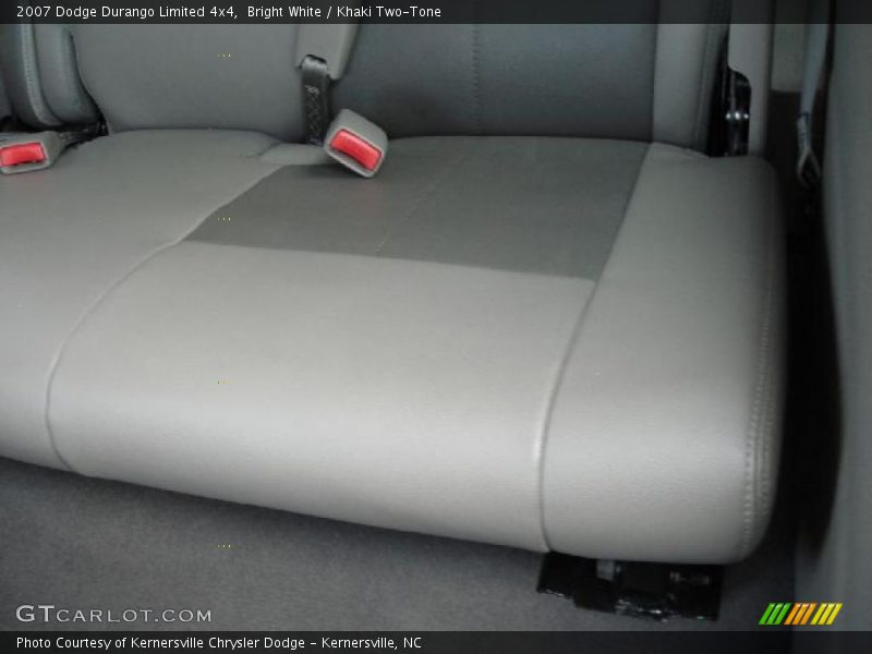 Bright White / Khaki Two-Tone 2007 Dodge Durango Limited 4x4