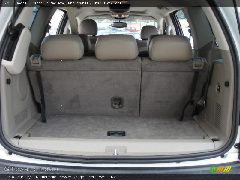 Bright White / Khaki Two-Tone 2007 Dodge Durango Limited 4x4