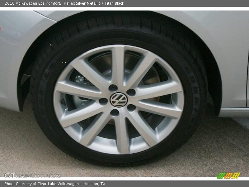 Reflex Silver Metallic / Titan Black 2010 Volkswagen Eos Komfort