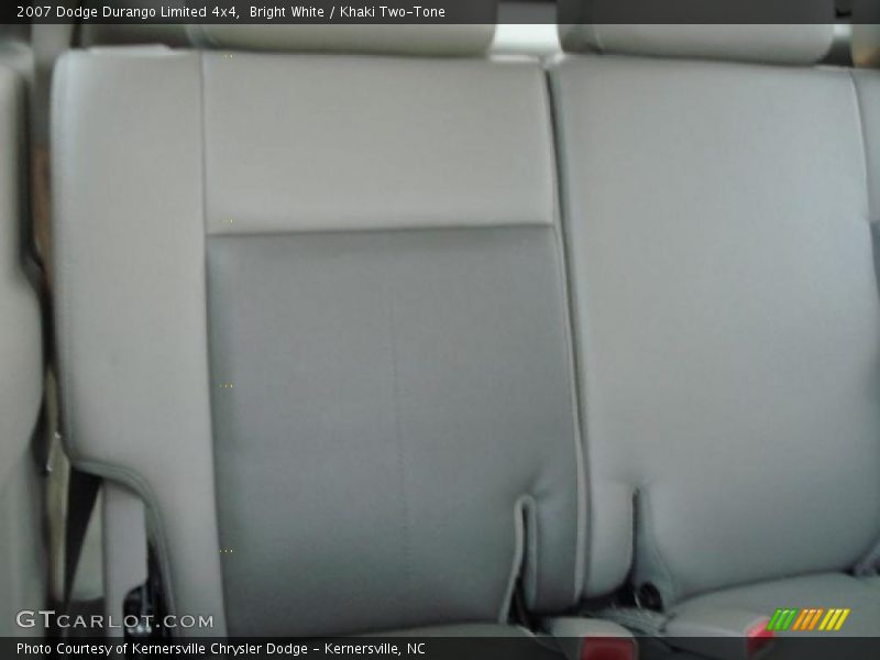 Bright White / Khaki Two-Tone 2007 Dodge Durango Limited 4x4