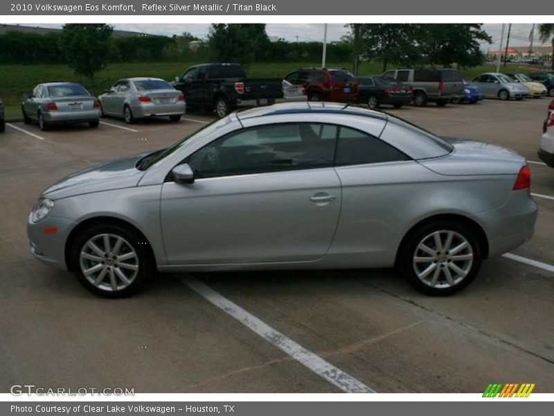 Reflex Silver Metallic / Titan Black 2010 Volkswagen Eos Komfort