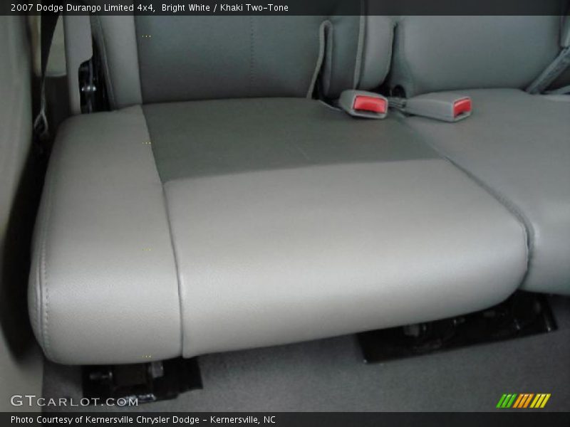 Bright White / Khaki Two-Tone 2007 Dodge Durango Limited 4x4