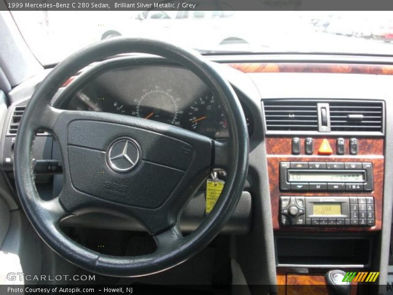 Brilliant Silver Metallic / Grey 1999 Mercedes-Benz C 280 Sedan
