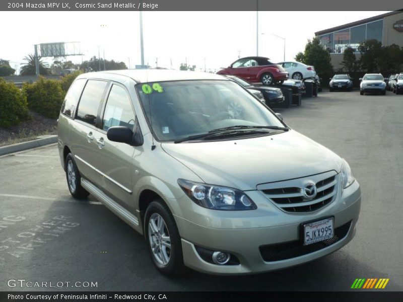 Cosmic Sand Metallic / Beige 2004 Mazda MPV LX