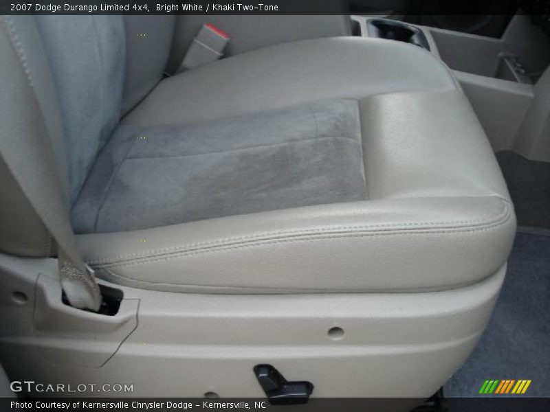 Bright White / Khaki Two-Tone 2007 Dodge Durango Limited 4x4