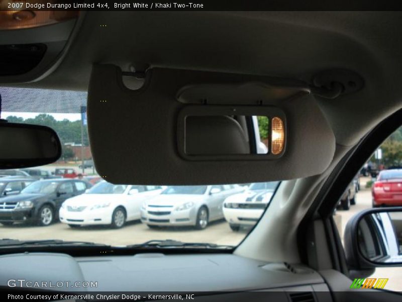 Bright White / Khaki Two-Tone 2007 Dodge Durango Limited 4x4