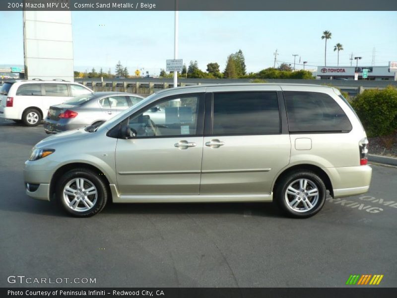 Cosmic Sand Metallic / Beige 2004 Mazda MPV LX