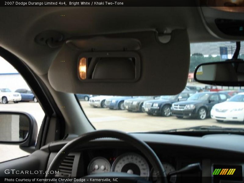 Bright White / Khaki Two-Tone 2007 Dodge Durango Limited 4x4