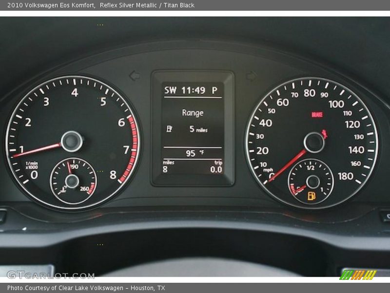 Reflex Silver Metallic / Titan Black 2010 Volkswagen Eos Komfort
