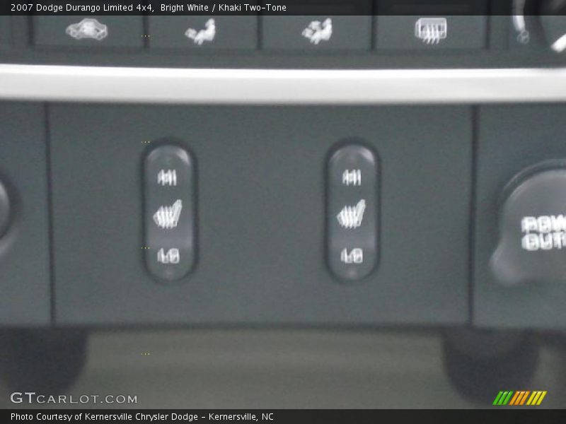 Bright White / Khaki Two-Tone 2007 Dodge Durango Limited 4x4