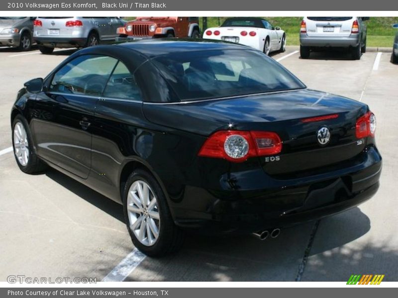 Black Uni / Titan Black 2010 Volkswagen Eos Komfort