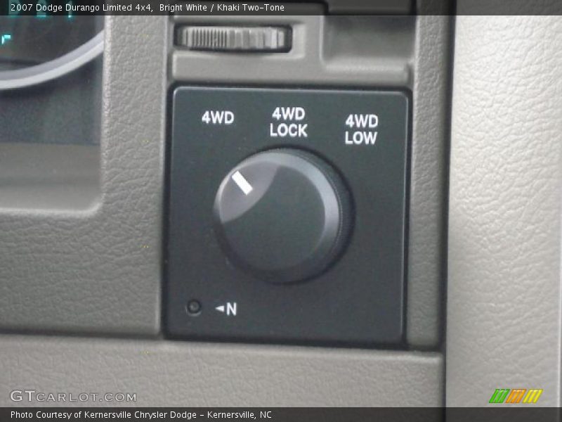 Bright White / Khaki Two-Tone 2007 Dodge Durango Limited 4x4