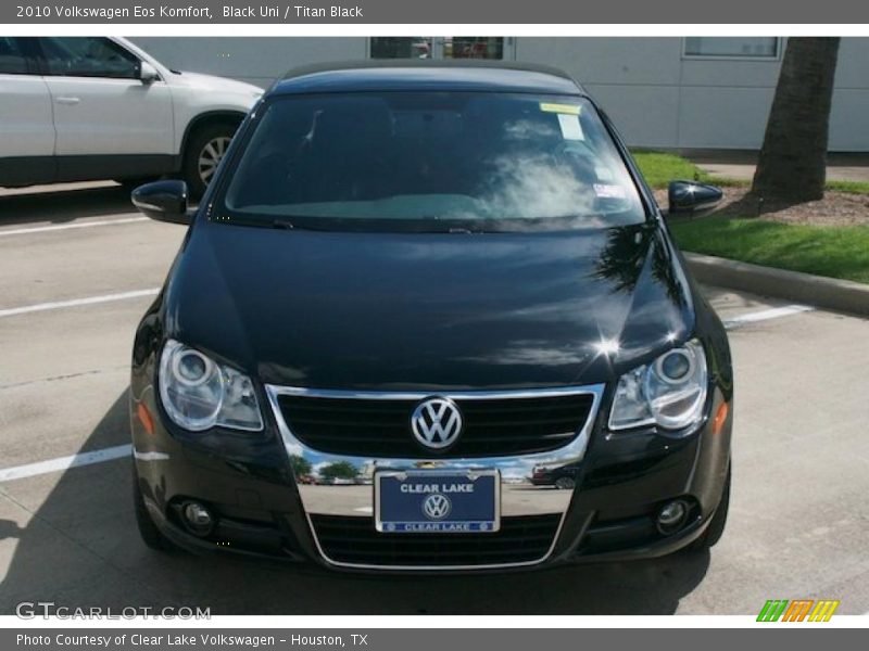 Black Uni / Titan Black 2010 Volkswagen Eos Komfort