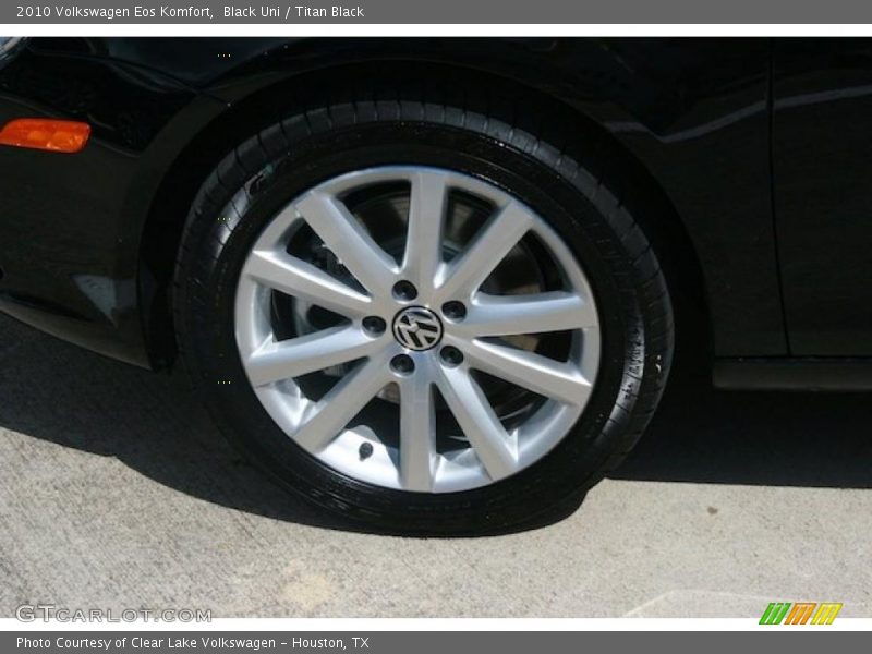 Black Uni / Titan Black 2010 Volkswagen Eos Komfort