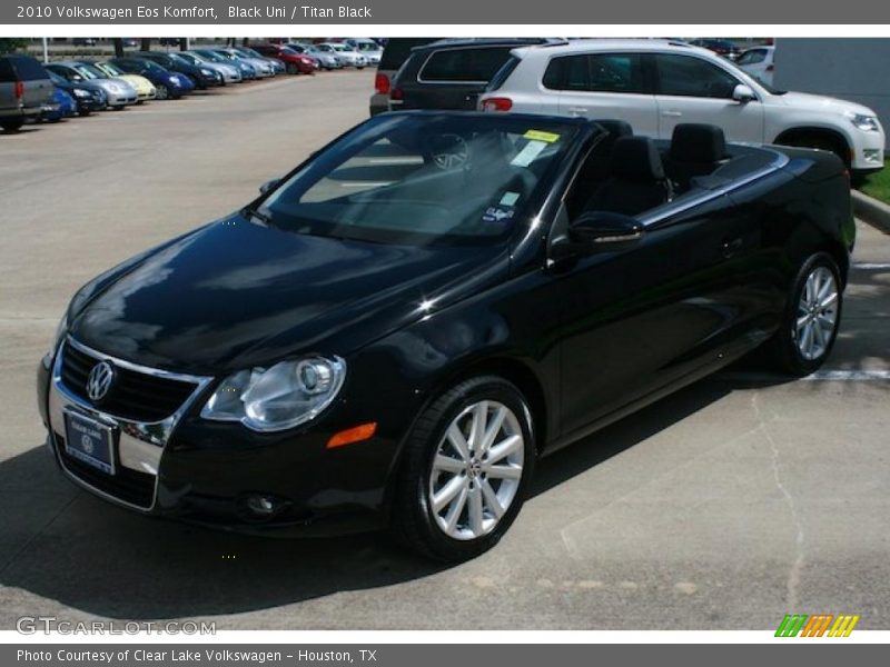 Black Uni / Titan Black 2010 Volkswagen Eos Komfort