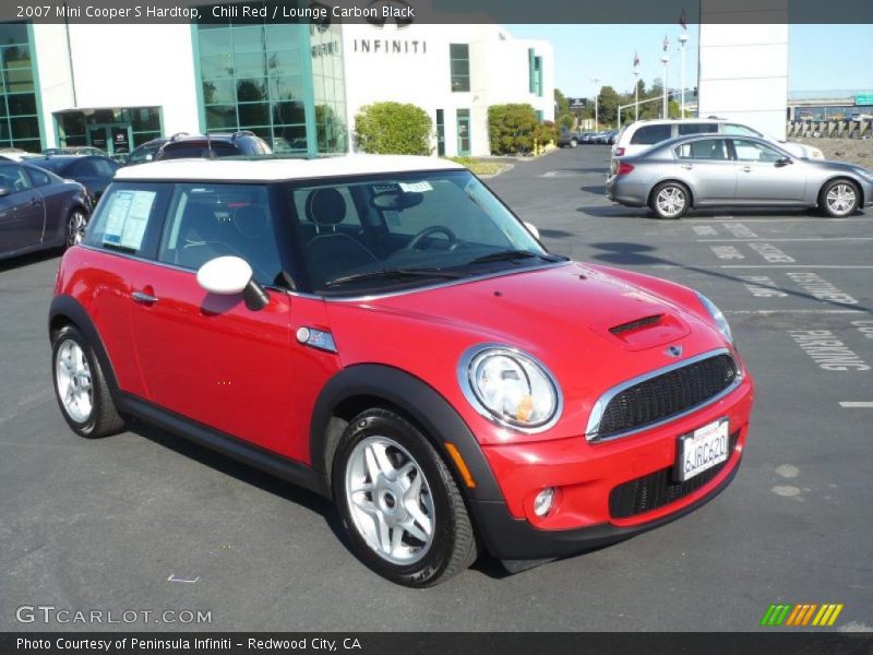 Chili Red / Lounge Carbon Black 2007 Mini Cooper S Hardtop