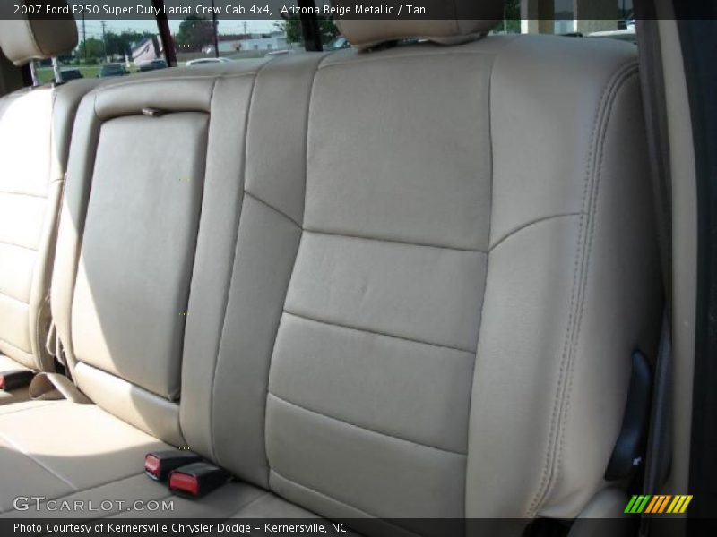 Arizona Beige Metallic / Tan 2007 Ford F250 Super Duty Lariat Crew Cab 4x4