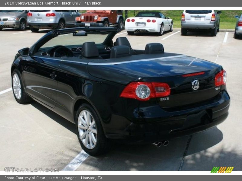 Black Uni / Titan Black 2010 Volkswagen Eos Komfort