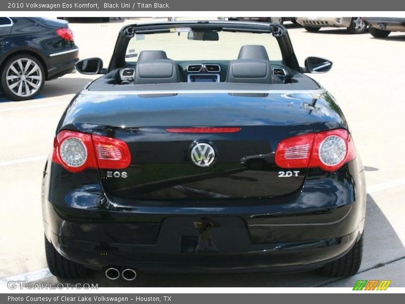 Black Uni / Titan Black 2010 Volkswagen Eos Komfort