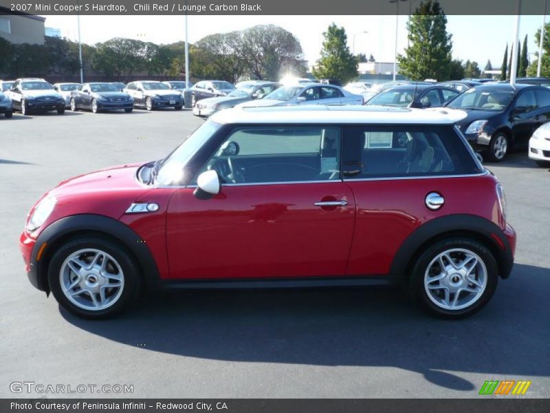 Chili Red / Lounge Carbon Black 2007 Mini Cooper S Hardtop