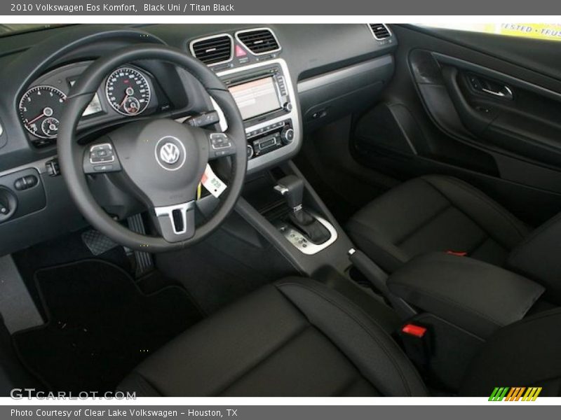 Black Uni / Titan Black 2010 Volkswagen Eos Komfort