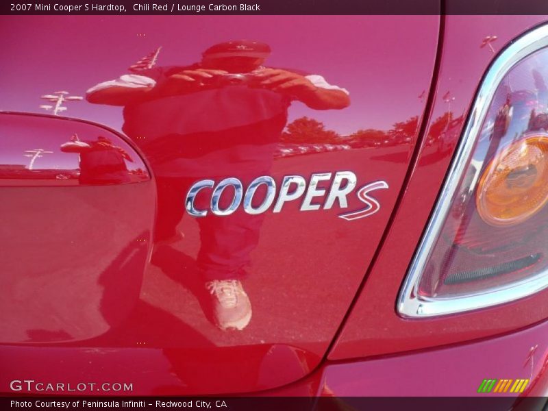 Chili Red / Lounge Carbon Black 2007 Mini Cooper S Hardtop