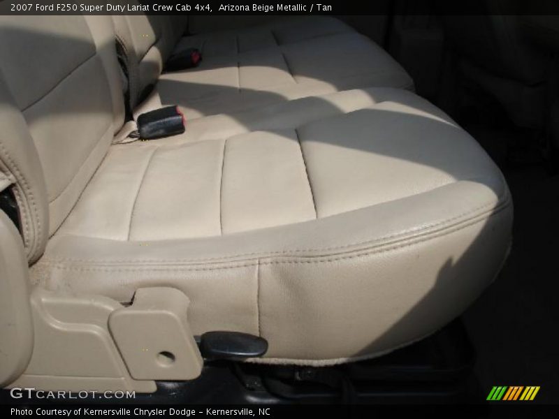 Arizona Beige Metallic / Tan 2007 Ford F250 Super Duty Lariat Crew Cab 4x4