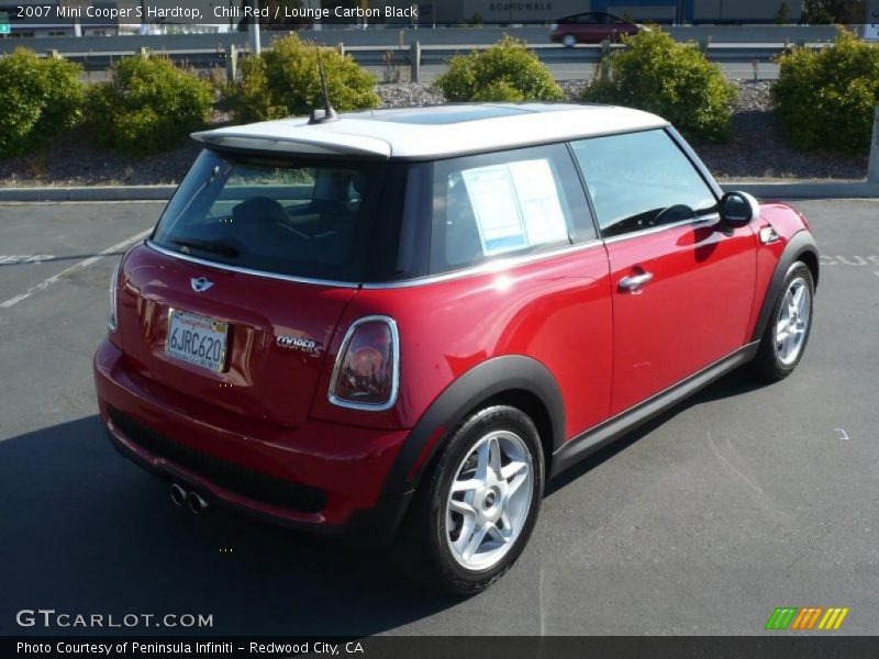 Chili Red / Lounge Carbon Black 2007 Mini Cooper S Hardtop