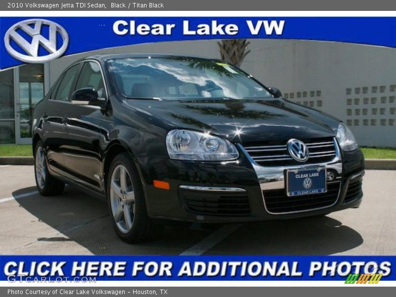 Black / Titan Black 2010 Volkswagen Jetta TDI Sedan