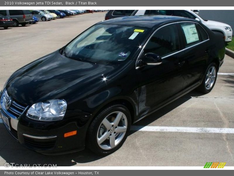 Black / Titan Black 2010 Volkswagen Jetta TDI Sedan