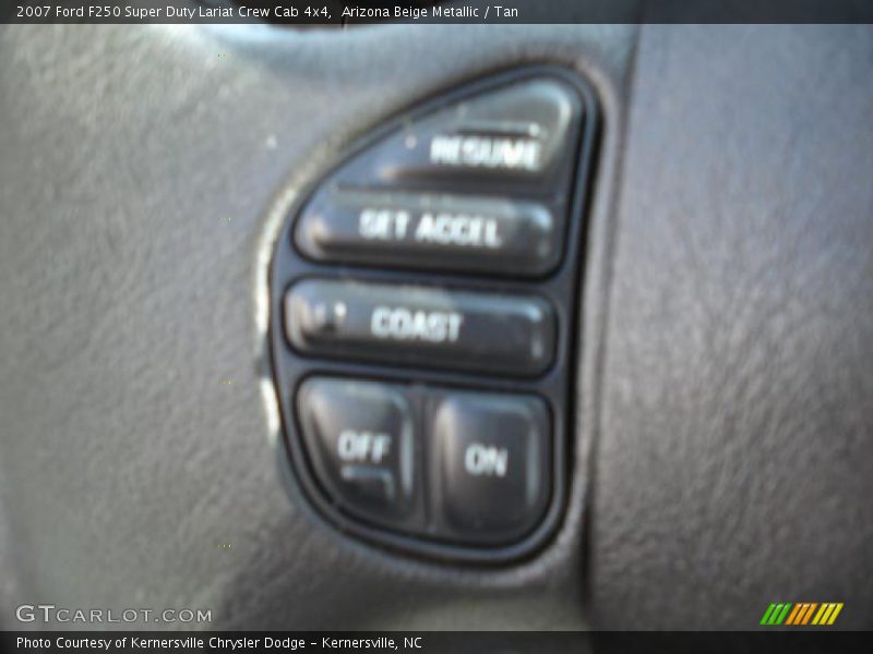 Arizona Beige Metallic / Tan 2007 Ford F250 Super Duty Lariat Crew Cab 4x4