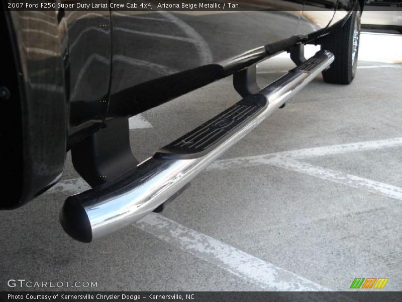 Arizona Beige Metallic / Tan 2007 Ford F250 Super Duty Lariat Crew Cab 4x4
