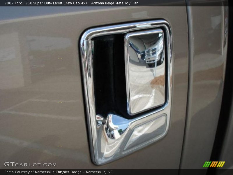 Arizona Beige Metallic / Tan 2007 Ford F250 Super Duty Lariat Crew Cab 4x4