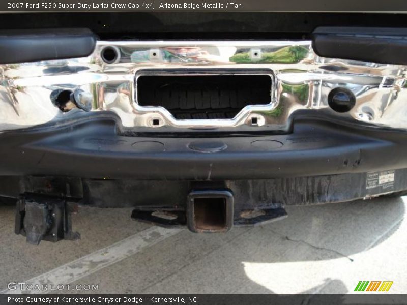 Arizona Beige Metallic / Tan 2007 Ford F250 Super Duty Lariat Crew Cab 4x4