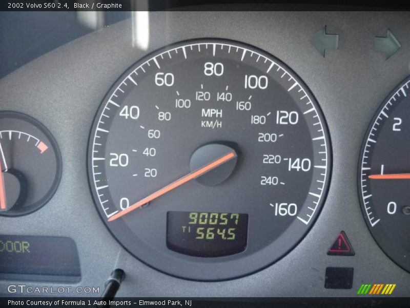 Black / Graphite 2002 Volvo S60 2.4
